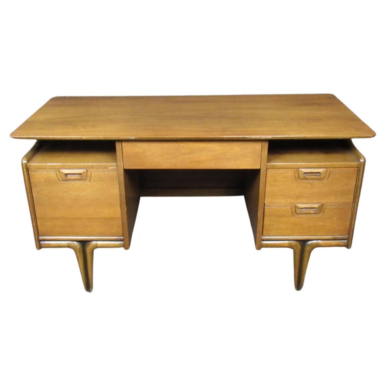 Unique MidCentury Vintage Desk For Sale at 1stDibs