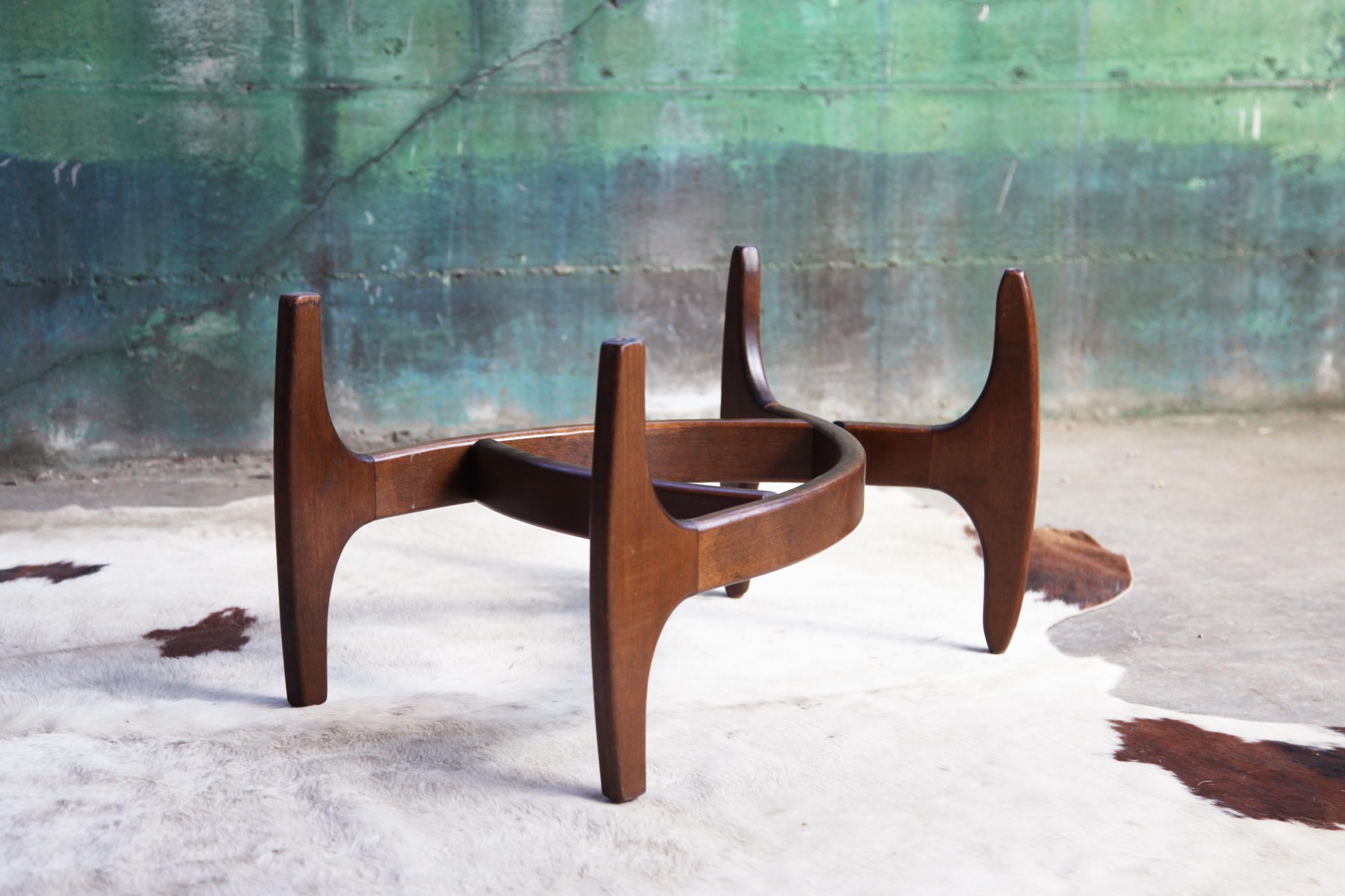 Unique Mid-Century Walnut Adrian Pearsall Danish Modern Style Coffee Table 3