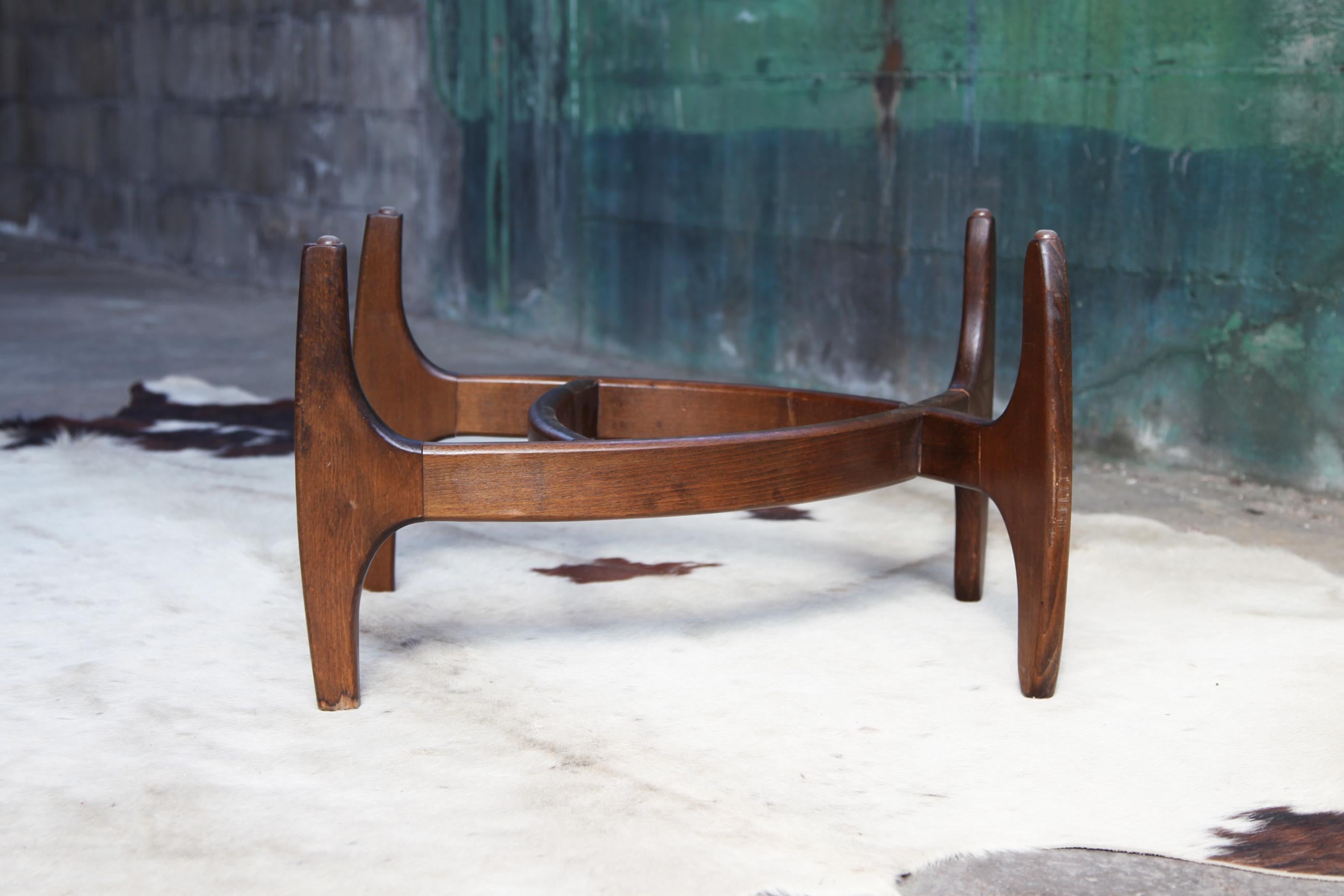 Unique Mid-Century Walnut Adrian Pearsall Danish Modern Style Coffee Table 4