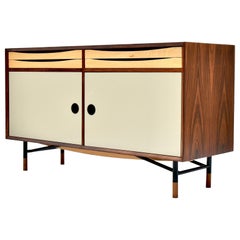 Unique Midcentury Danish 1960s Finn Juhl Style Rosewood Sideboard