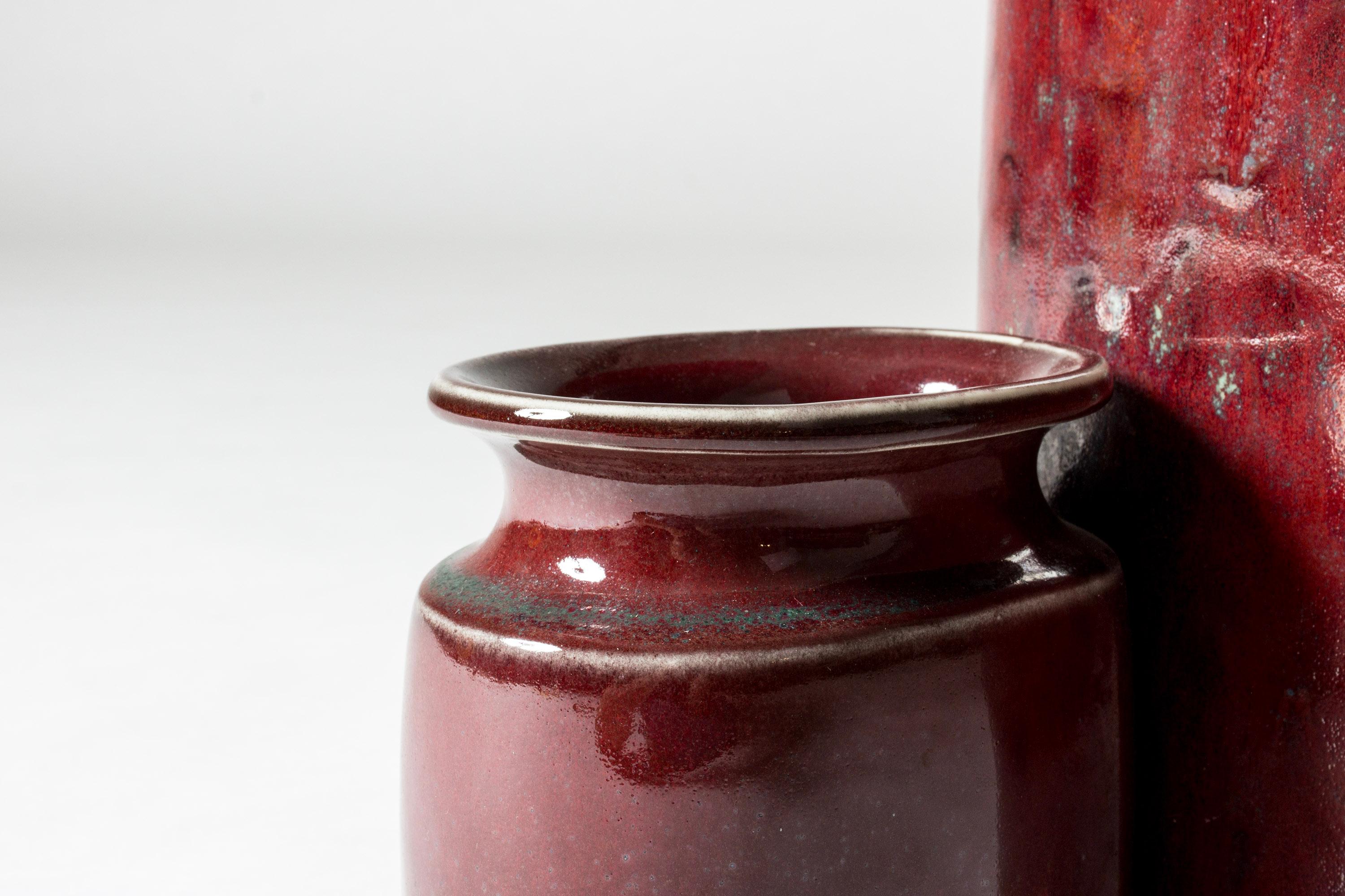 Metà XX secolo Vaso da terra unico del Medioevo di Stig Lindberg, Gustavsberg, Svezia, anni '60 in vendita