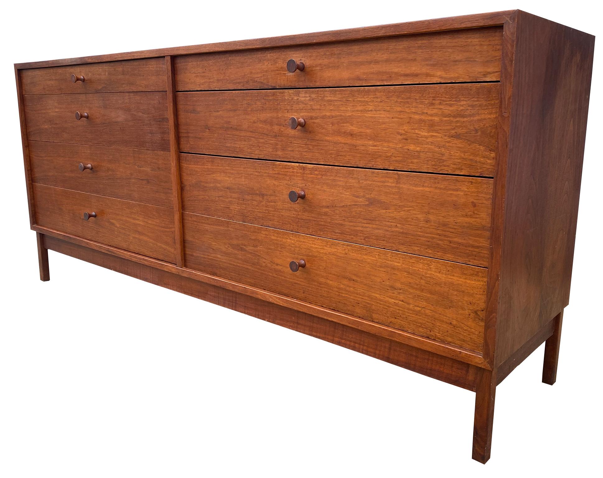 mid century 8 drawer dresser