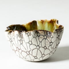 Unique Midcentury Stoneware Bowl by Bengt Berglund, Gustavsberg, 1960s