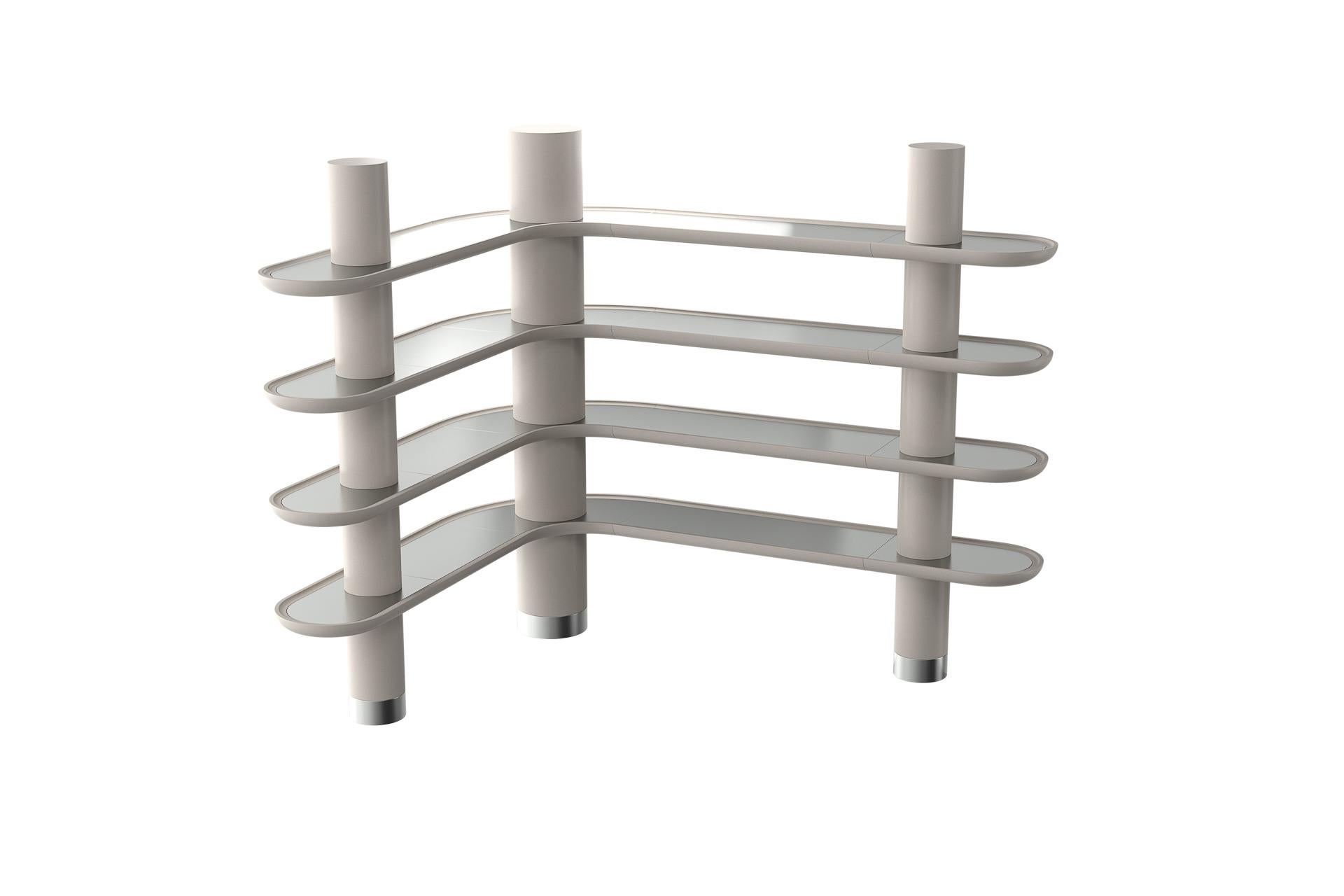 Italian Unique, Mina A60 Modular Library Wall Units by Ultramobili For Sale