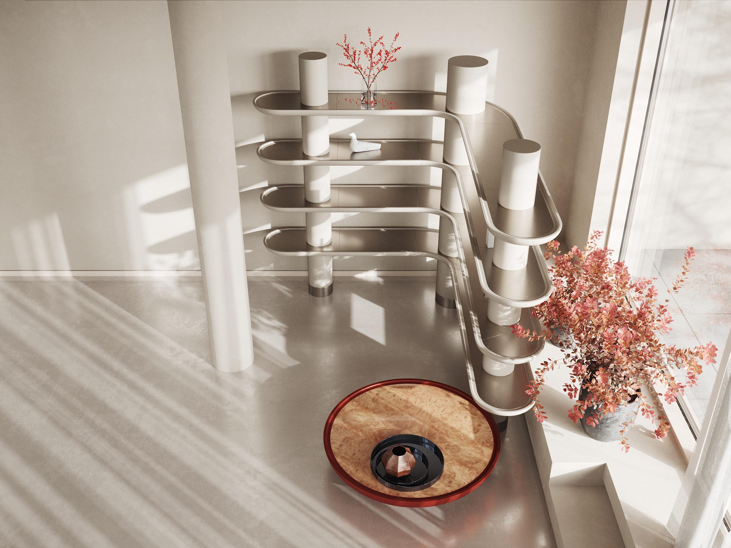 Unique, Mina A60 Modular Library Wall Units by Ultramobili For Sale 2