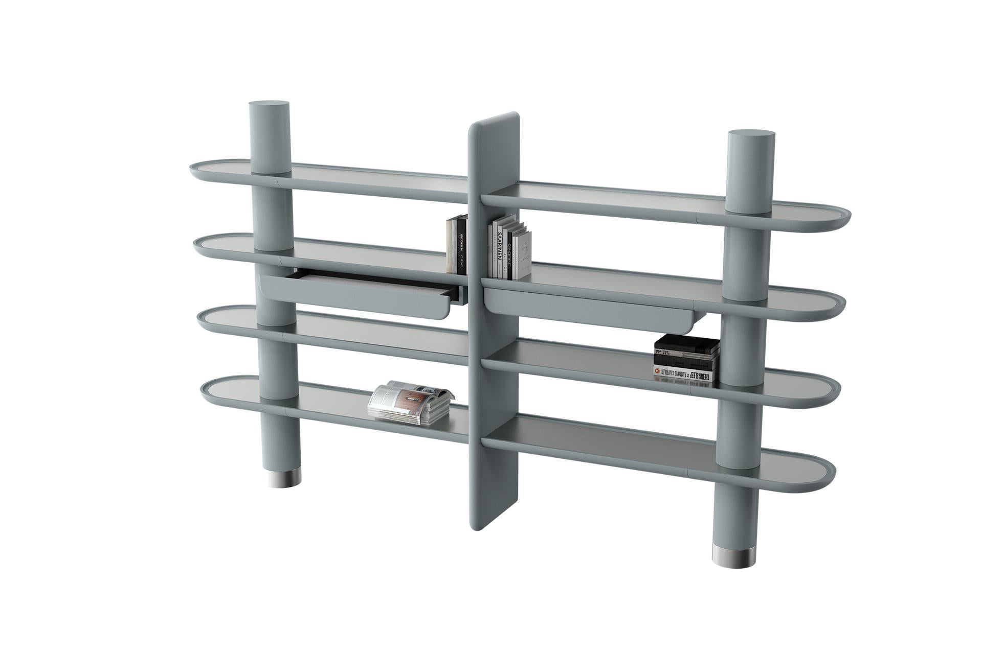 Italian Unique, Mina Int 3 Modular Library Wall Units by Ultramobili For Sale