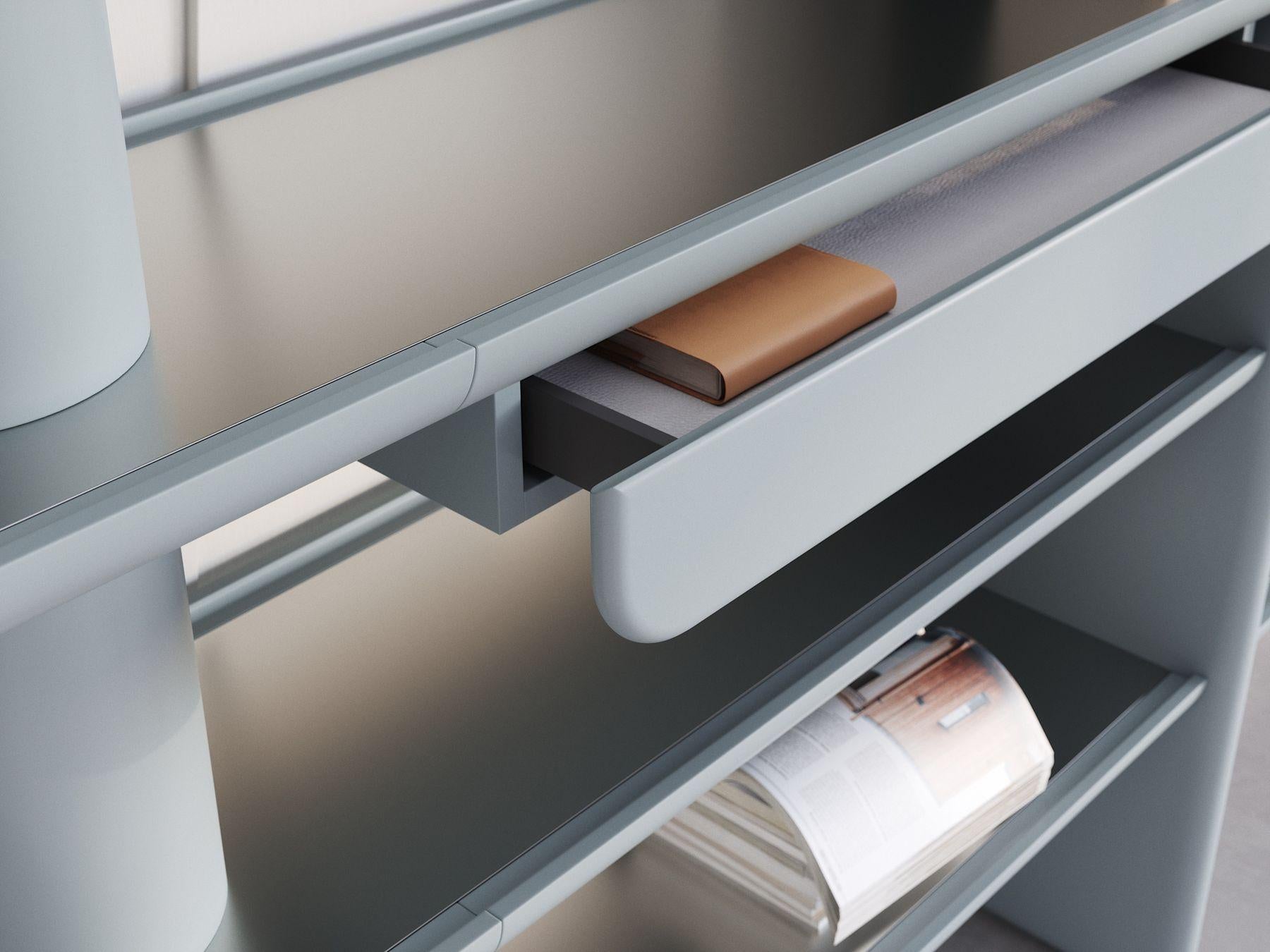 Wood Unique, Mina Int 3 Modular Library Wall Units by Ultramobili For Sale