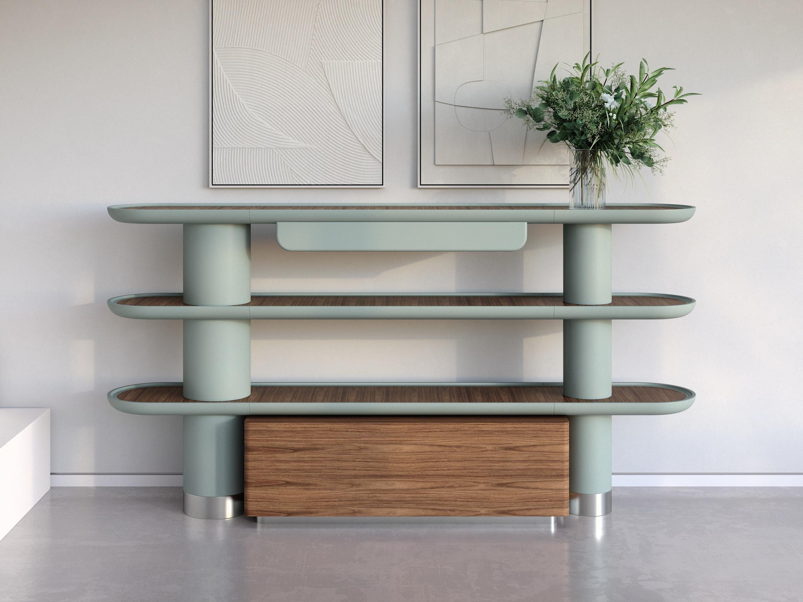 Unique, Mina Int 4 Modular Library Wall Units by Ultramobili For Sale 3