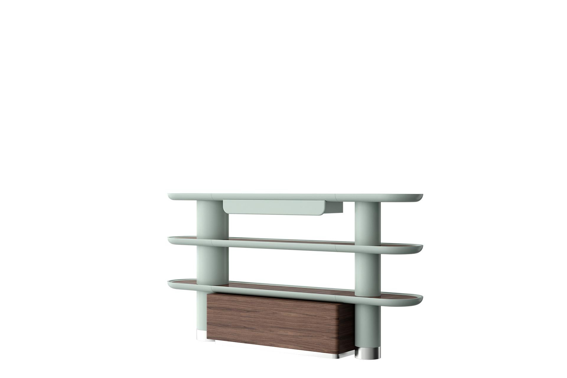 Post-Modern Unique, Mina Int 4 Modular Library Wall Units by Ultramobili For Sale