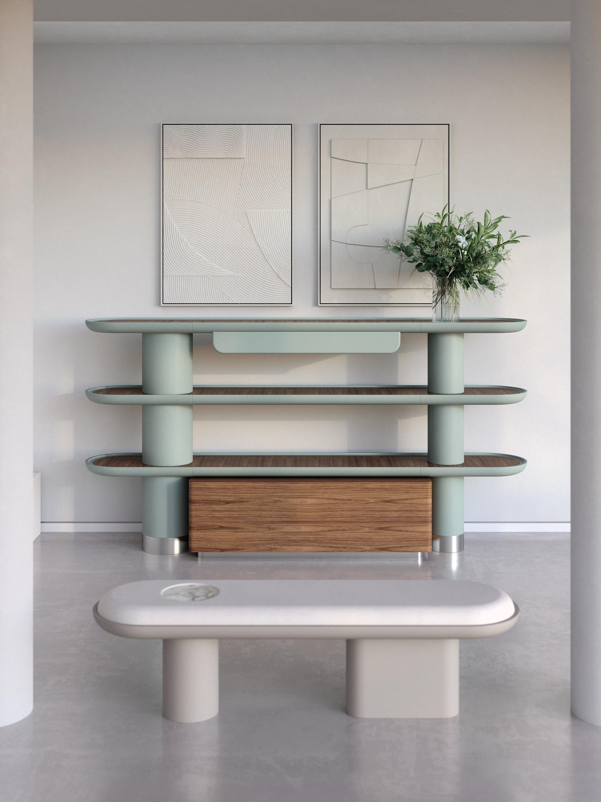 Unique, Mina Int 4 Modular Library Wall Units by Ultramobili For Sale 1