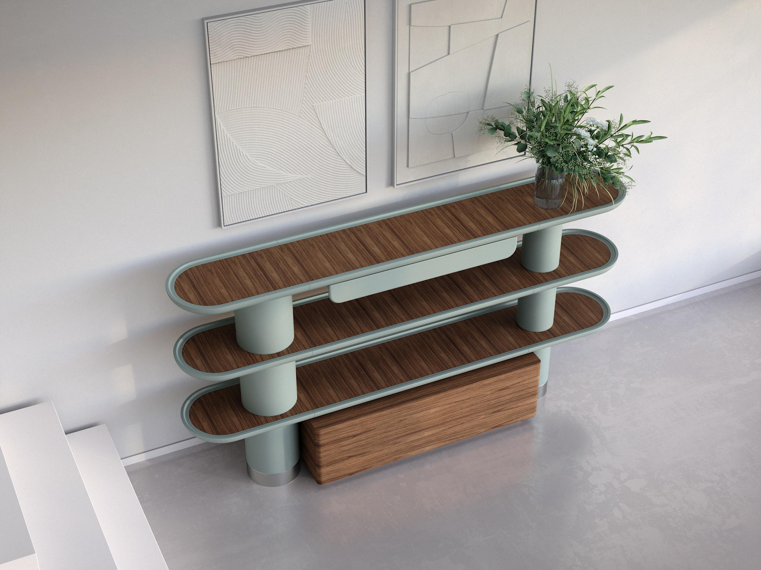 Unique, Mina Int 4 Modular Library Wall Units by Ultramobili For Sale 2