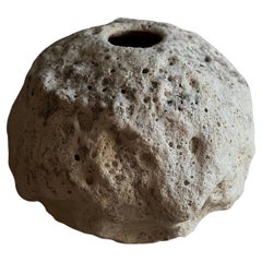 Unique Minimalist Textured Ceramic Vase by Maria Loram