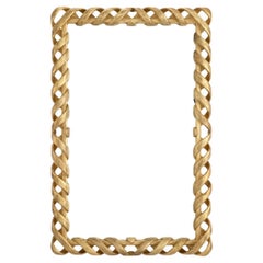Unique Mirror, Aged Gold Leaf.