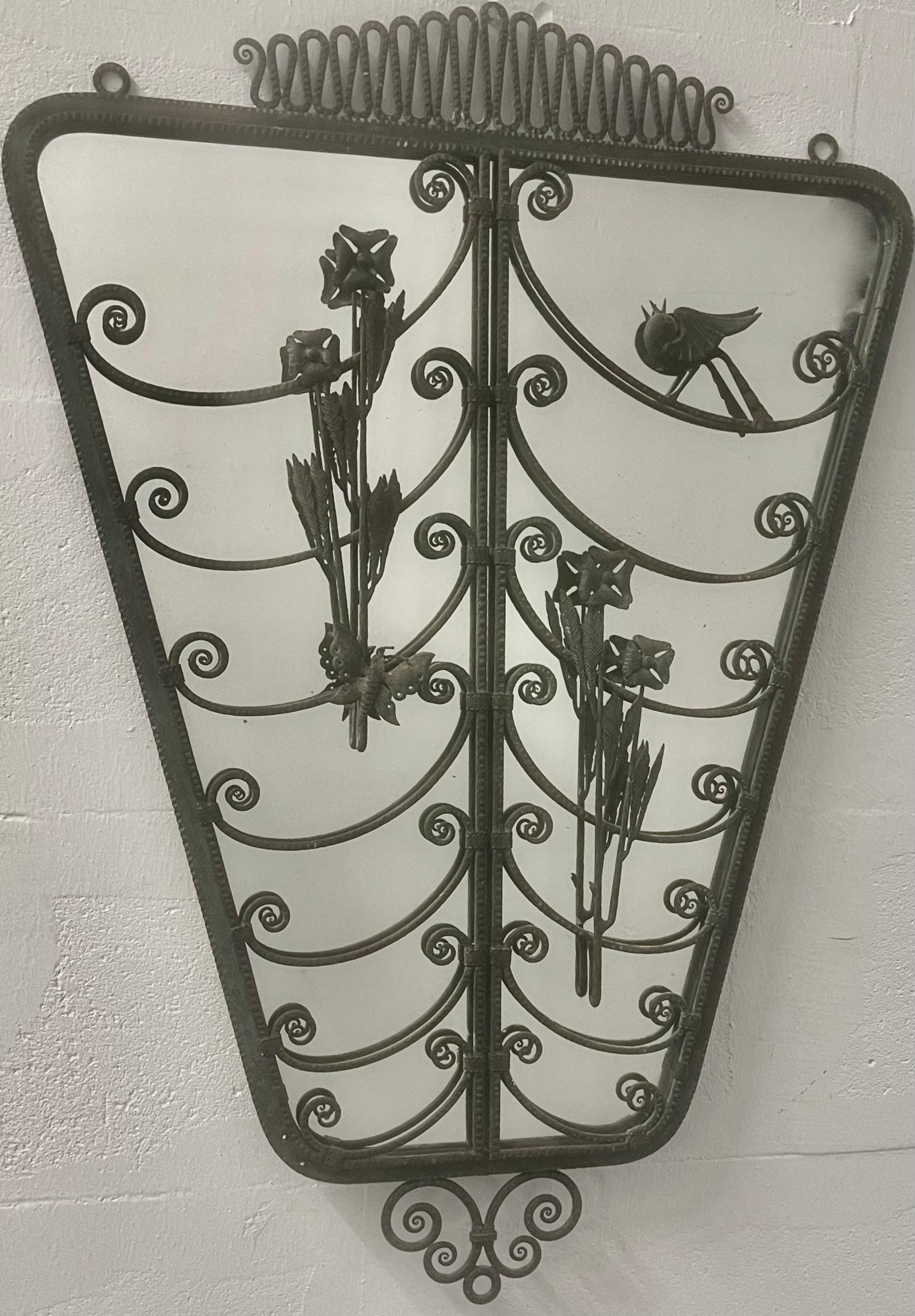 Organic Modern Unique Mirror by italien artist Antonio D'Andrea For Sale
