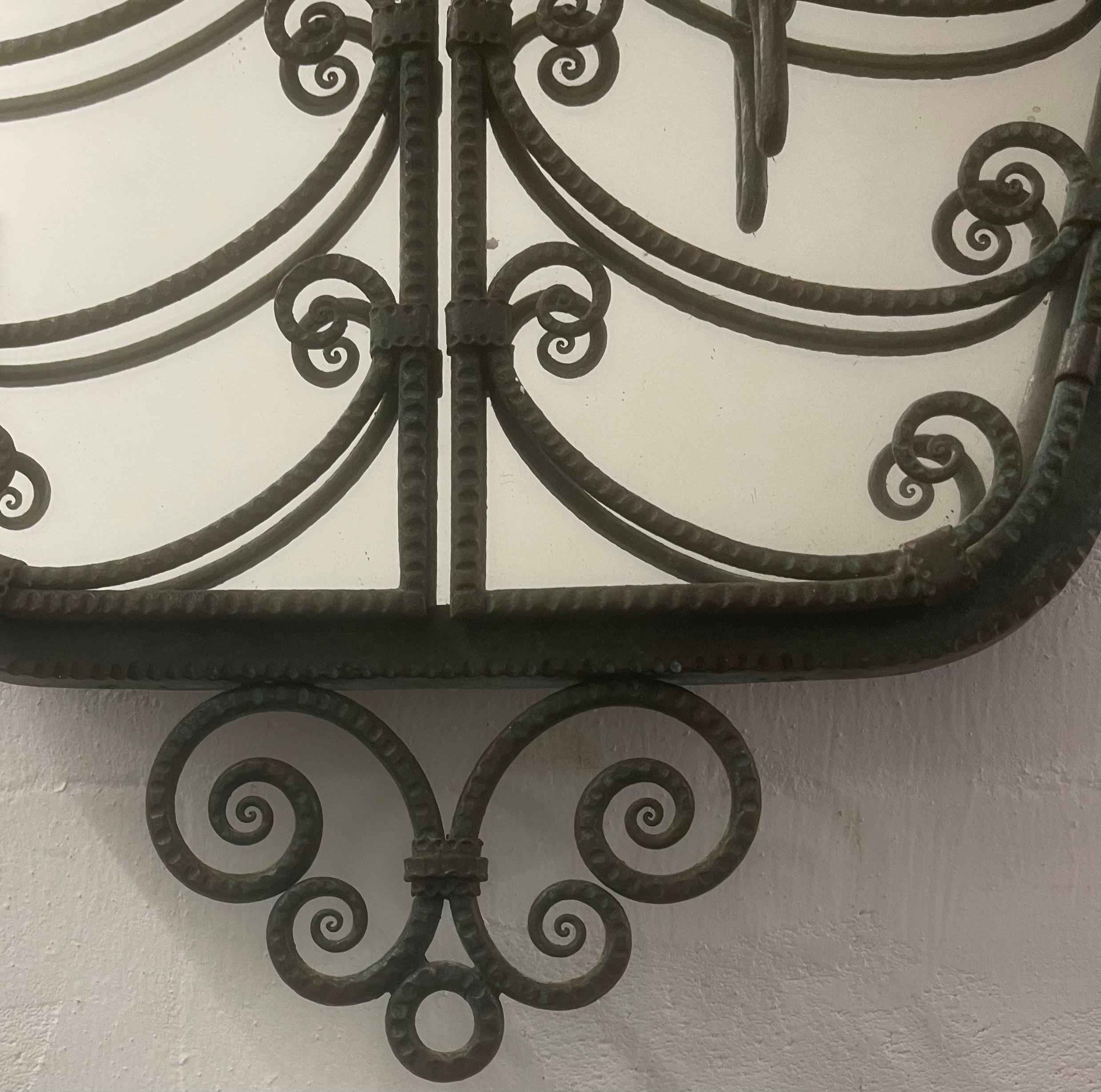 Mid-20th Century Unique Mirror by italien artist Antonio D'Andrea For Sale