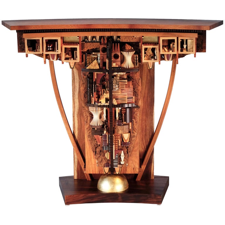 Unique Mix-Wood Console Table/Entryway Table/Hallway Table by Po Shun ...