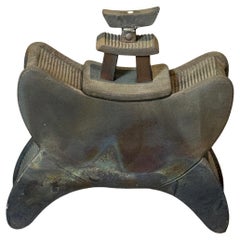 Unique Modern Asian-Inspired Ceramic Headrest Sculpture with Removable Top