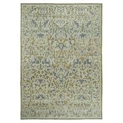 Afghanistan Sultanabad Area Rugs Circa 1990 - Wool Brown Gray Ivory - 95554
