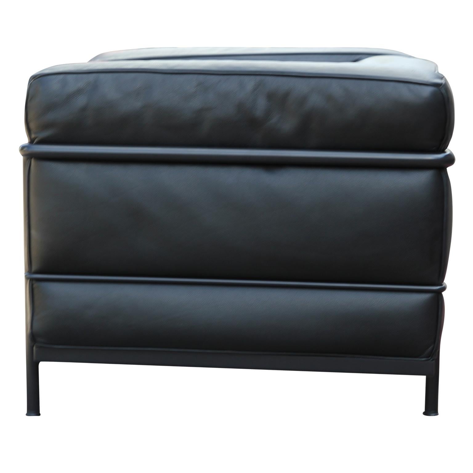 Mid-Century Modern Unique Modern Le Corbusier LC3 Grand Modele Black Armchair