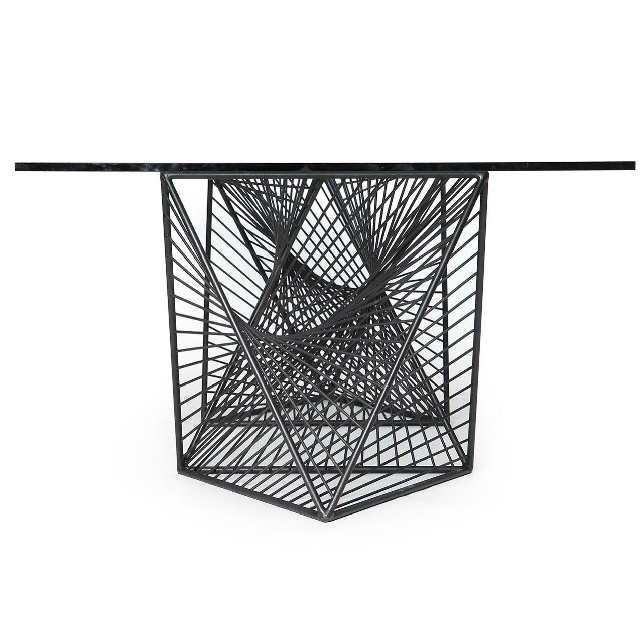 Américain Unique Modernist Dining Table from USA, 1960s en vente
