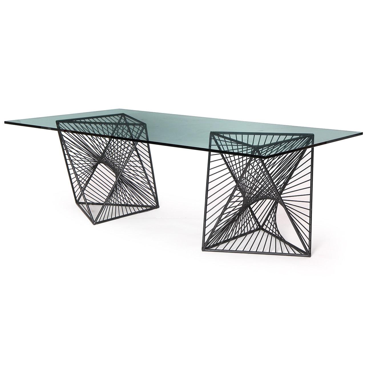 Unique Modernist Dining Table from USA, 1960s État moyen - En vente à Sagaponack, NY