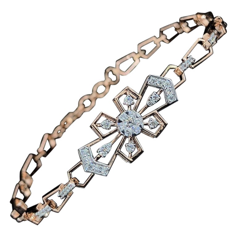Einzigartiges Moissanit-Armband für sie – Jubiläumsgeschenk aus 925er Sterlingsilber für sie