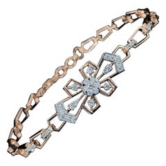 Unique Moissanite Bracelet For Her 925 Sterling Silver Anniversary Gift For Her