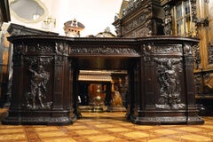 Unique, Monumental Desk, Historicism, 19th/20th Century
