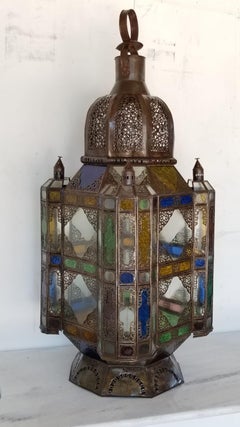 Large Moroccan Rustic Lantern or Chandelier