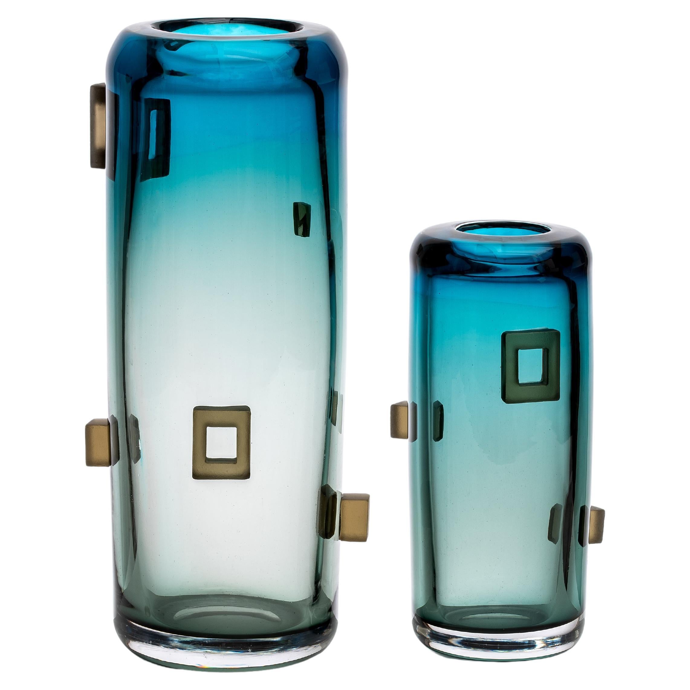 Fluted Glass Vase 206 For Sale on 1stDibs