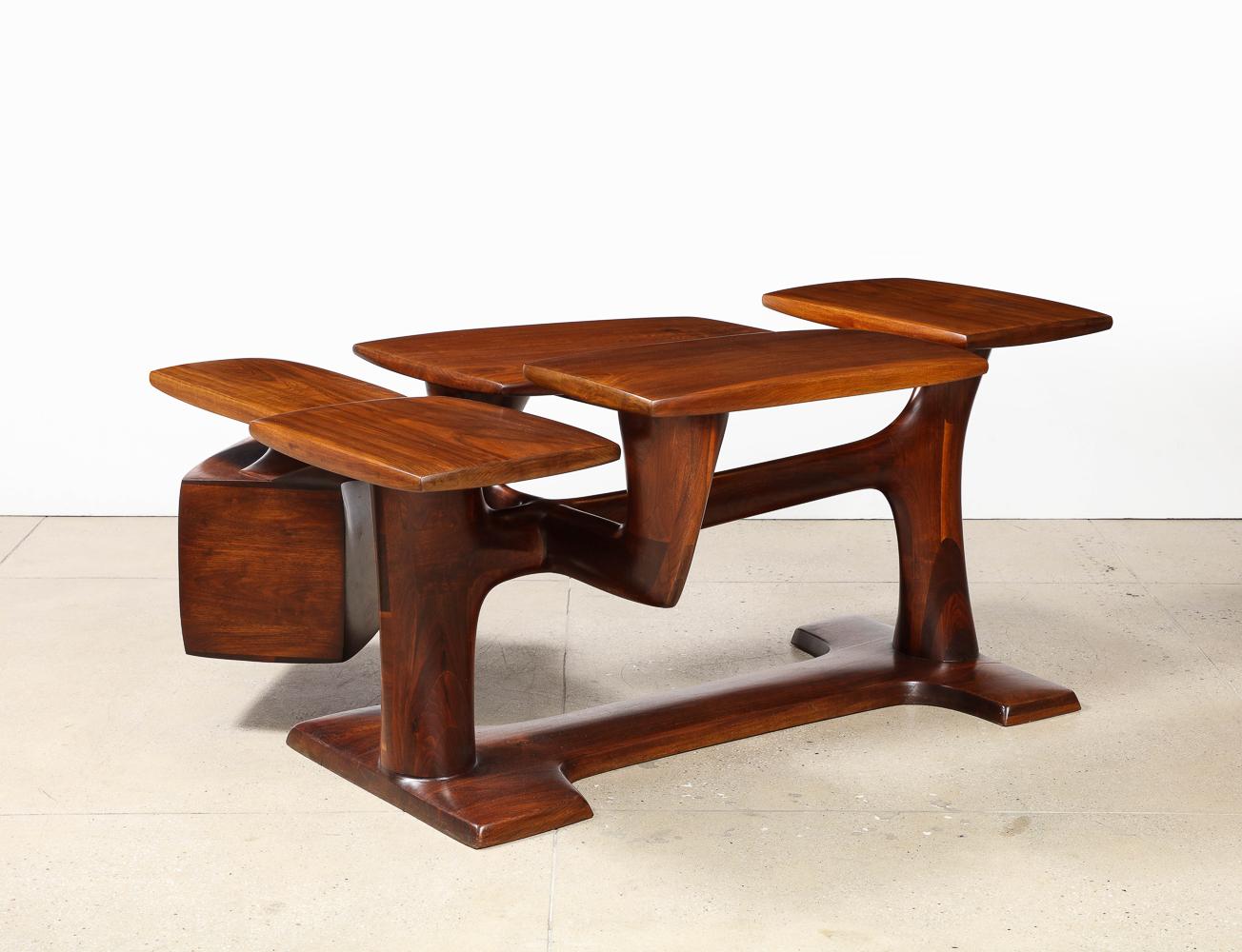 American Unique Multi-Tier Desk by Eben W. Haskell Studio For Sale
