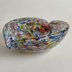 Unique Murano Glass Ashtray in Millefiori – Mid-20th Century
