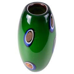 Vaso unico in vetro di Murano di Paolo Crepax per Belvetro Murano