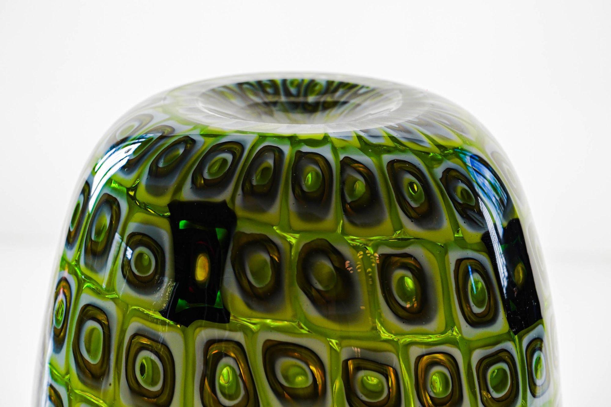 Vaso in vetro di Murano unico nel suo genere, stile Murano Romane in vendita 9