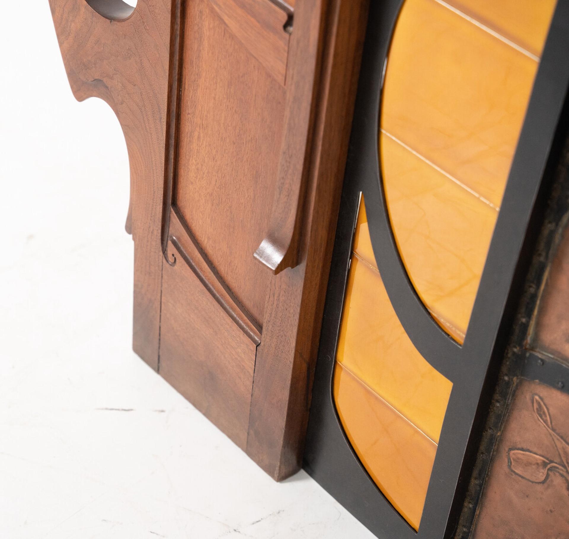 Unique Museum Fireplace Mantel from the Architect G. Serrurier-Bovy For Sale 11