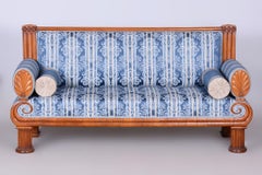 Unique Museum Prague Biedermeier Sofa, Cherry Wood, Fully Restored, Czech, 1820s