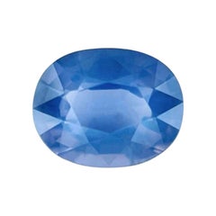 Unique Natural 1.51ct Purple Blue Spinel Hazy Oval Cut Rare Gem 7.8x6.2mm VS