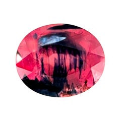Unique Natural Winza Sapphire Ruby 1.06ct Blue Purple Red Untreated Oval Cut Gem