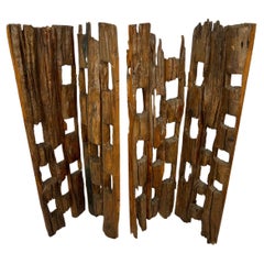 Unique Natural Wood Dividers with Cutouts