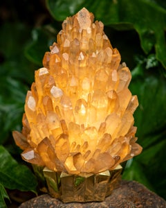 Unique New natural Amber Rock crystals ''Fuego'', Demian Quincke