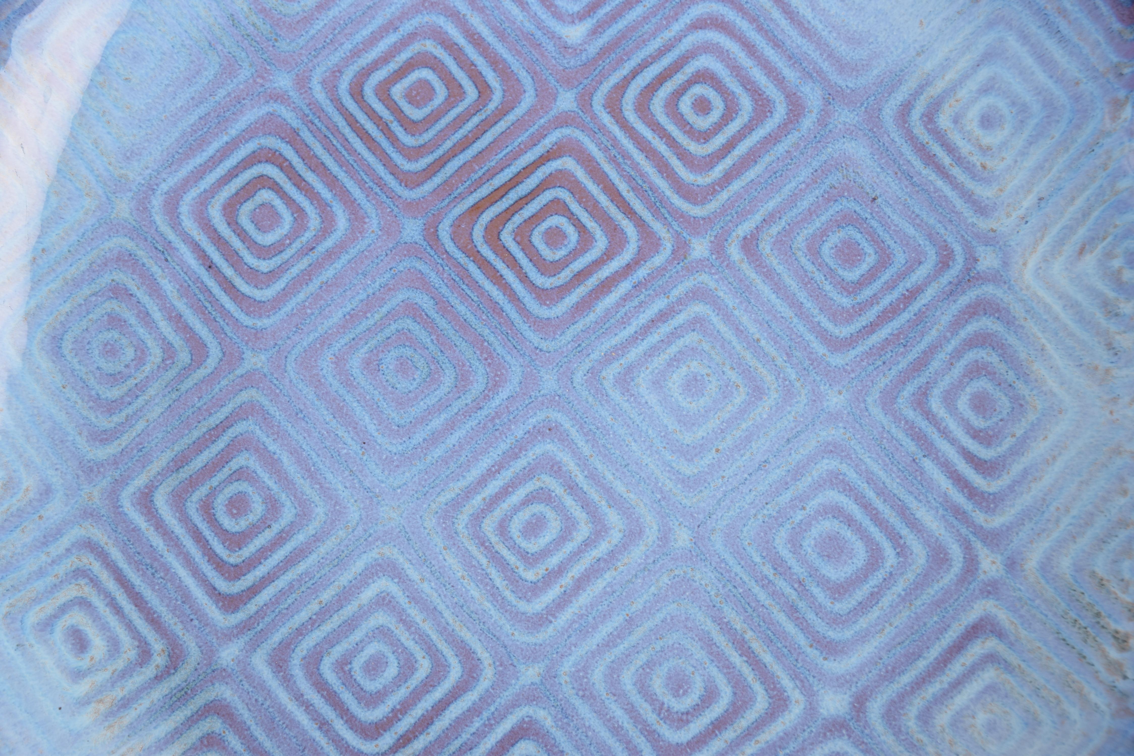 Einzigartige quadratische Schale von Nils Thorsson für Royal Copenhagen, blau, dänische Keramik, 1940er Jahre im Angebot 2