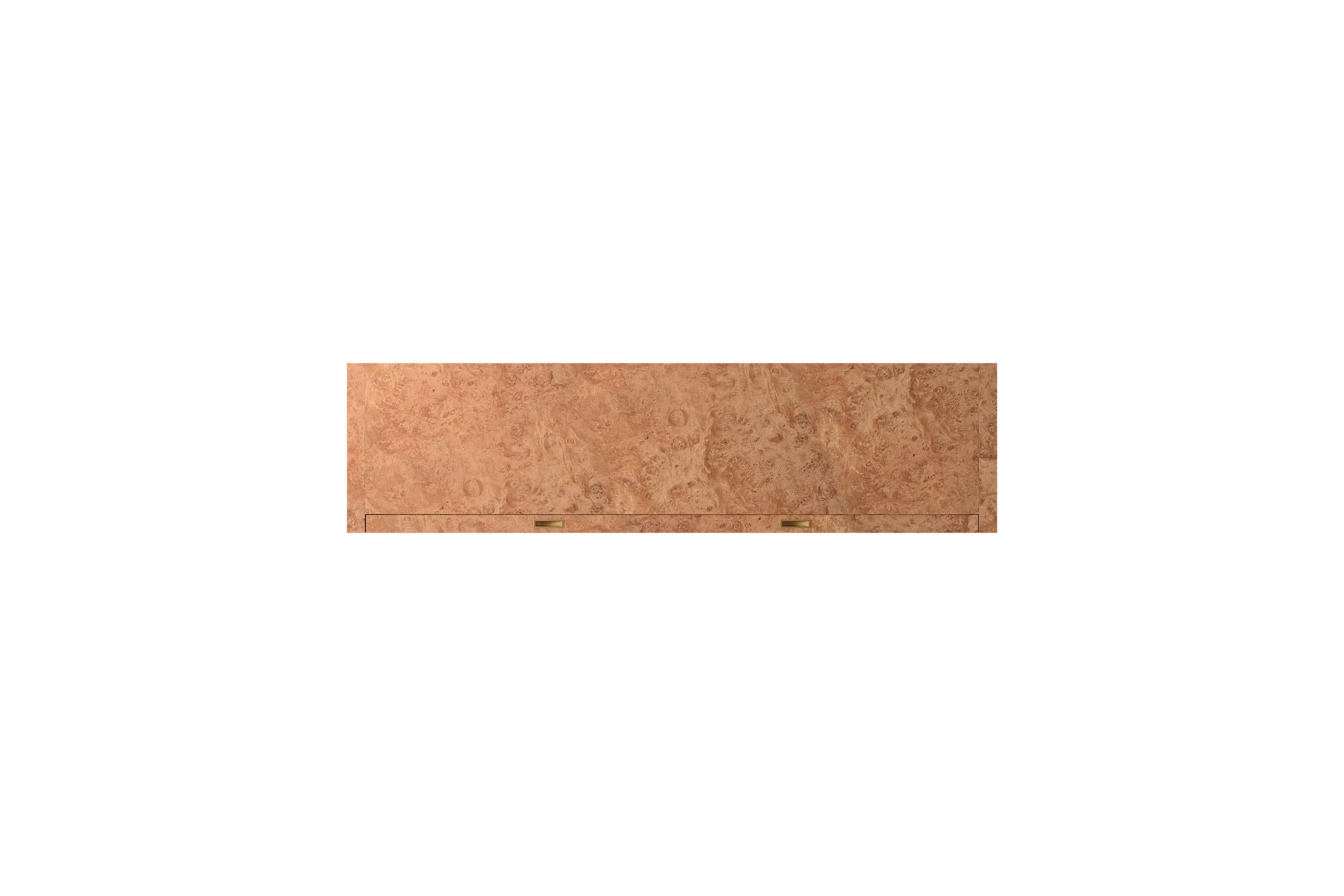 Offene strukturierte regale aus naturholz mit bronze-metallic finish von Ultramobili im Angebot 3