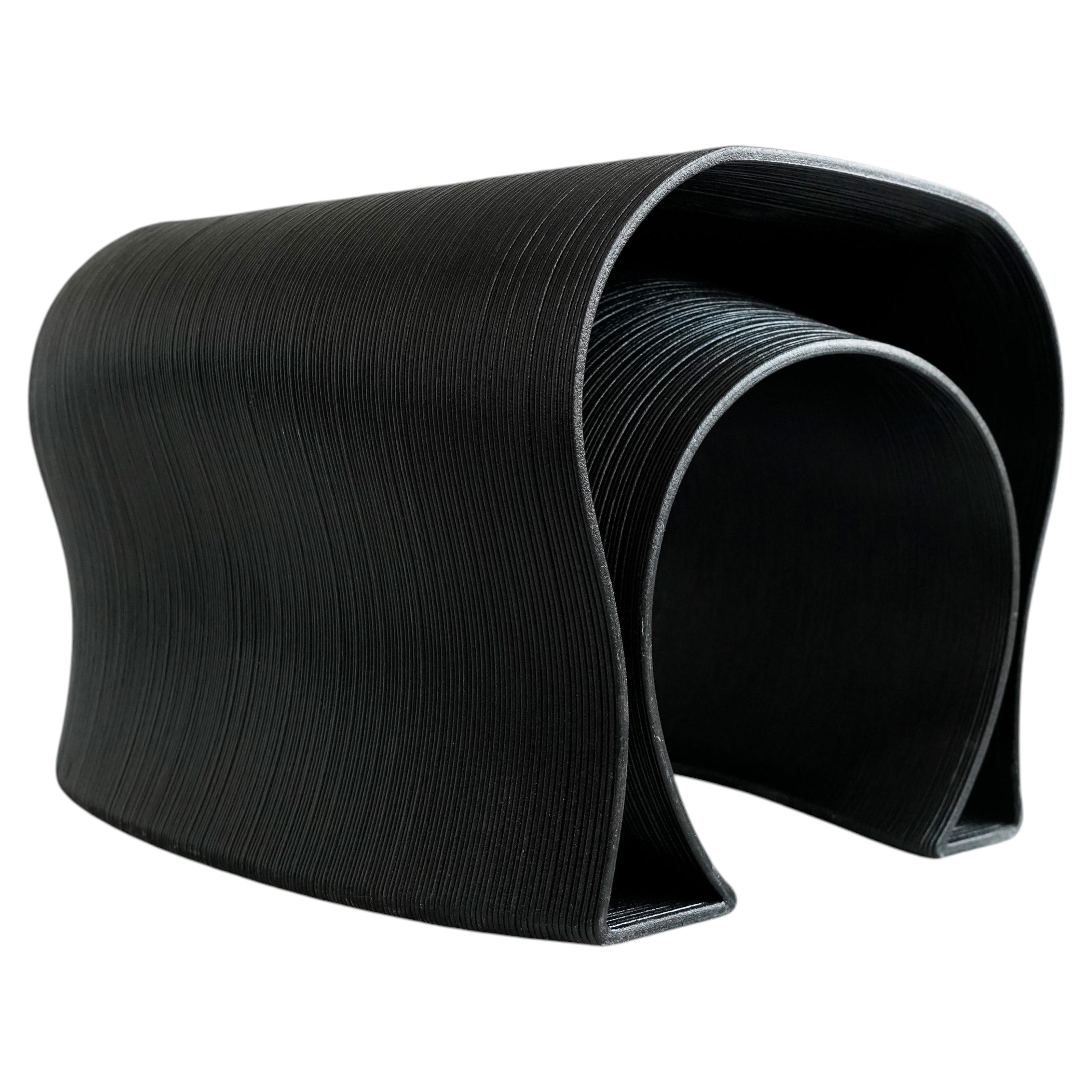 Unique Nubi Stool in Black PETG by UNICOGGETTO