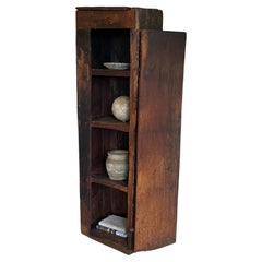 Antique Unique Oak 18th Century Wabi Sabi Cabinet