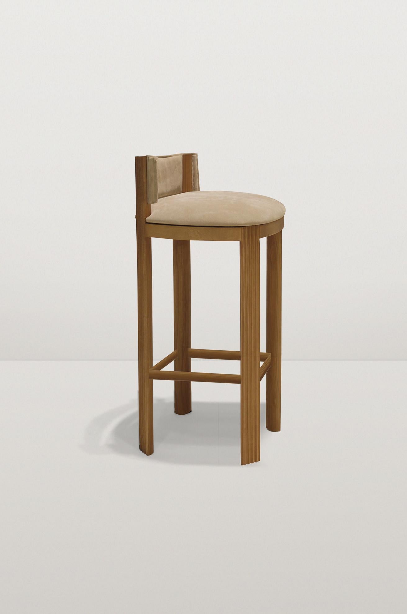 Unique oak bar chair by Collector
Dimensions: W 45 x D 52 x H 102 cm
Materials: Linea 646 Leather covering, Oak Wood.
Other materials available. Depending on the material the price may vary.

The Collector brand aims to be part of the daily life by