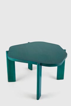 Unique Oak Wood Hex Table by Hatsu