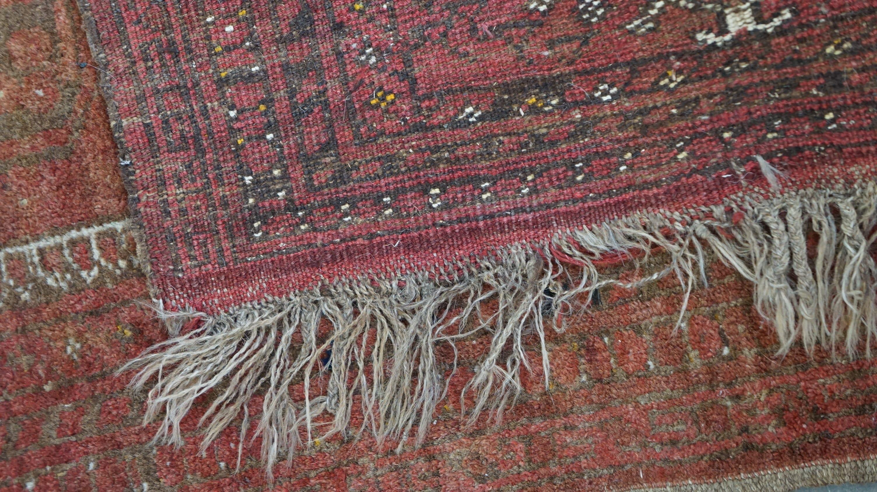 Unique old oriental carpet with mainly red tones 119x73cm For Sale 2