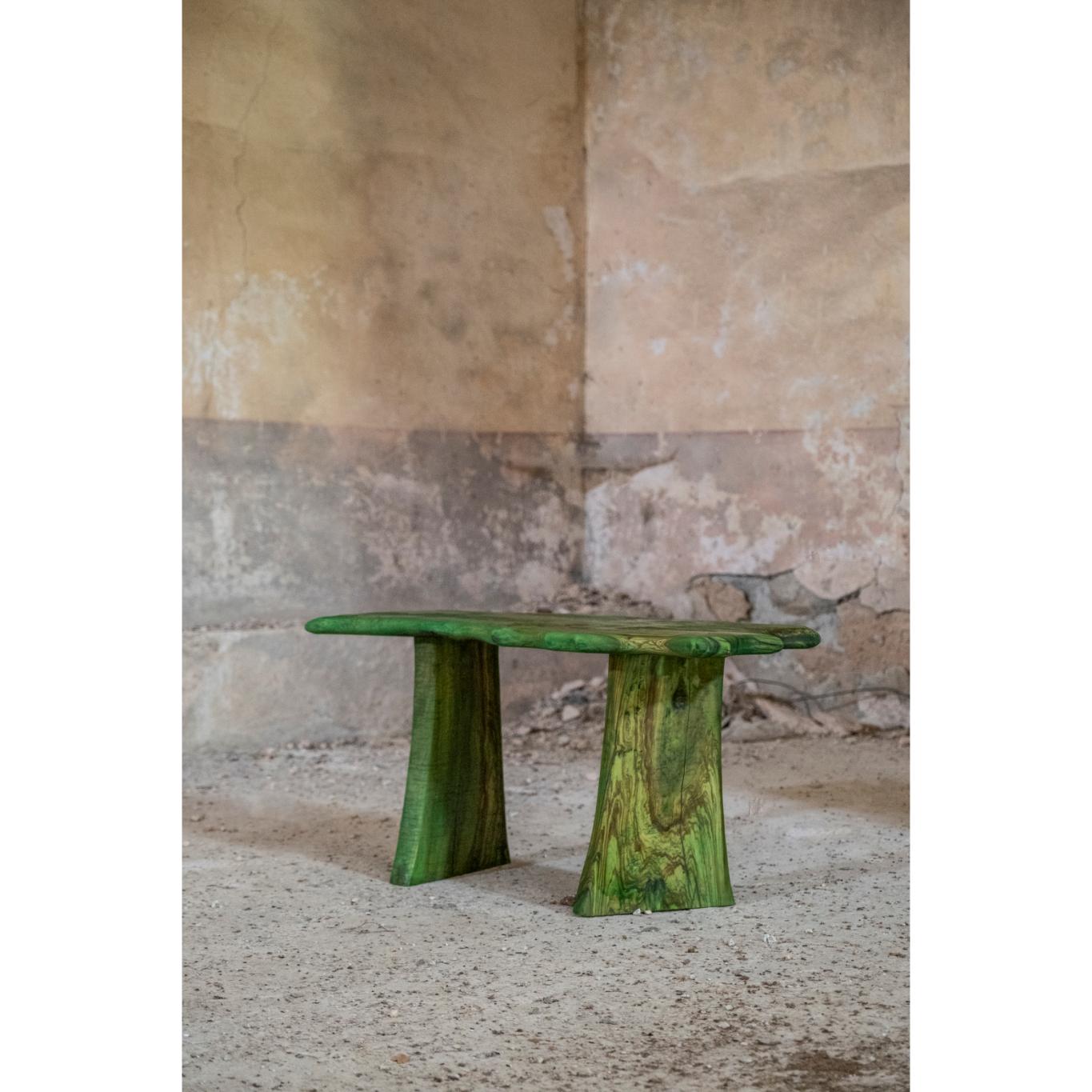 table basse en olivier