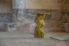 Unique Olive Wood Side Table by BehaghelFoiny