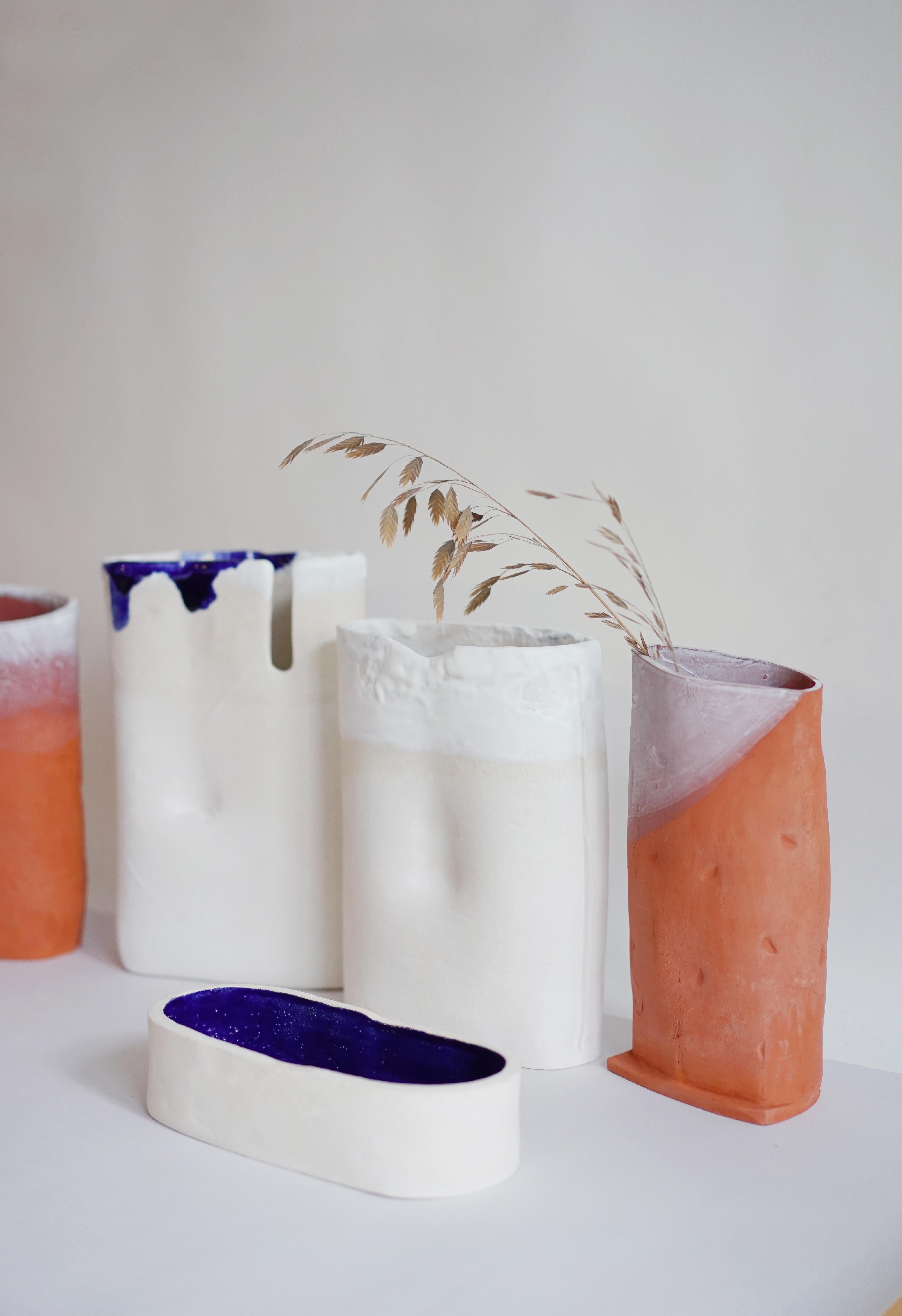 Postmoderne Vase OMOTA unique d'Emmanuel Roule en vente